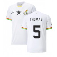 Fotballdrakt Herre Ghana Thomas Partey #5 Hjemmedrakt VM 2022 Kortermet